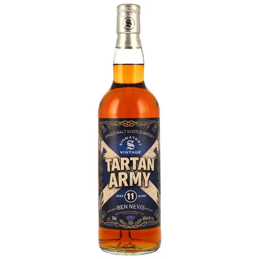 Ben Nevis 11 Years Old – Sherry Casks – Tartan Army Edition by Signatory – Highland Single Malt – 46 % vol. – 0,7 l