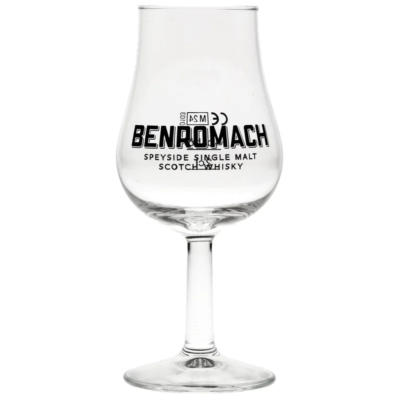 Benromach Tastingglas – Tulpenform – mit 2/4-cl-Eichstrich