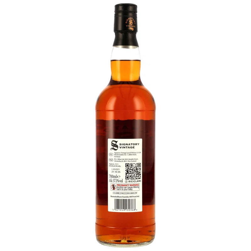 Bunnahabhain Staoisha 2014/2025 – 10 Years Old – Signatory 100 Proof Edition #61 – 57,1 % vol. – 0,7 l