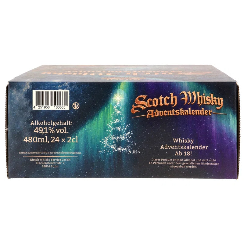 Scotch-Whisky-Adventskalender 2026 – 24 × 0,02 l – mit Begleitheft und Nosingglas