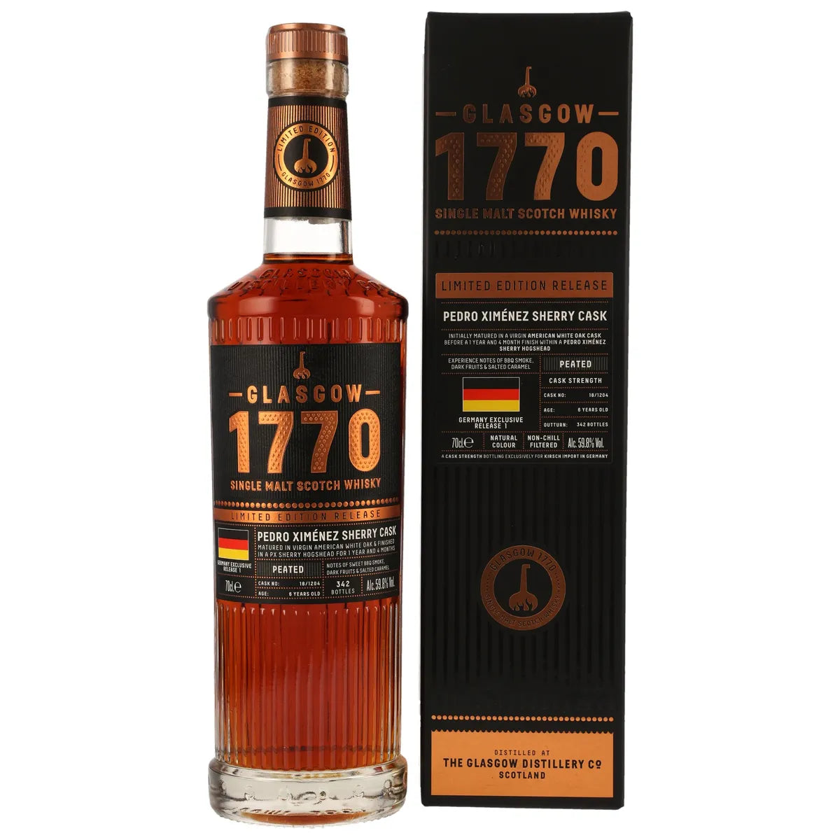 1770 Glasgow Single Malt - 6 Jahre PX Cask Finish