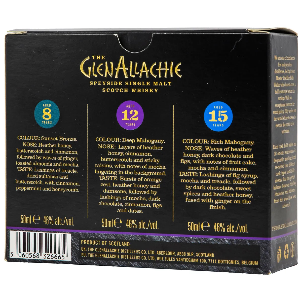 GlenAllachie Miniatur Collection 3x 0,05 l