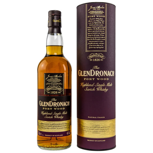 Glendronach 10 Jahre Port Wood 46% vol. 0,7l