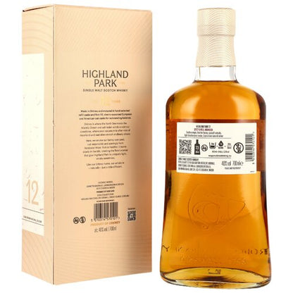 Highland Park 12 Jahre – Viking Honour – 40 % vol. (0,7 l)