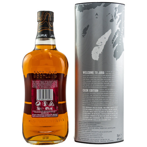 Jura Single Malt Red Wine Cask Finish 40% vol. 0,7 Liter