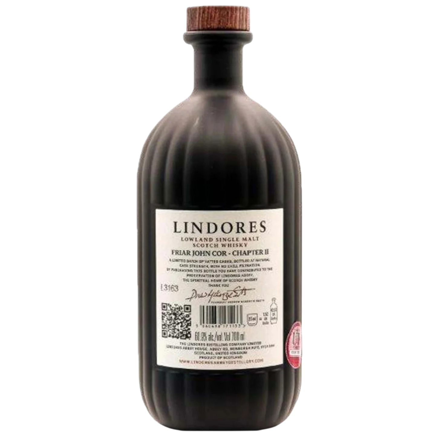 Lindores Abbey Distillery – Friar John Cor Chapter III – The Cask Strength Congregation – 60,2 % vol. – 0,7 l