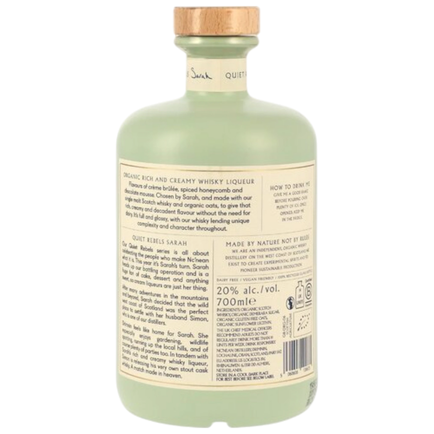Nc’nean Organic Scotch Whisky Liqueur – Quiet Rebels: Sarah – 20 % vol. – 0,7 l