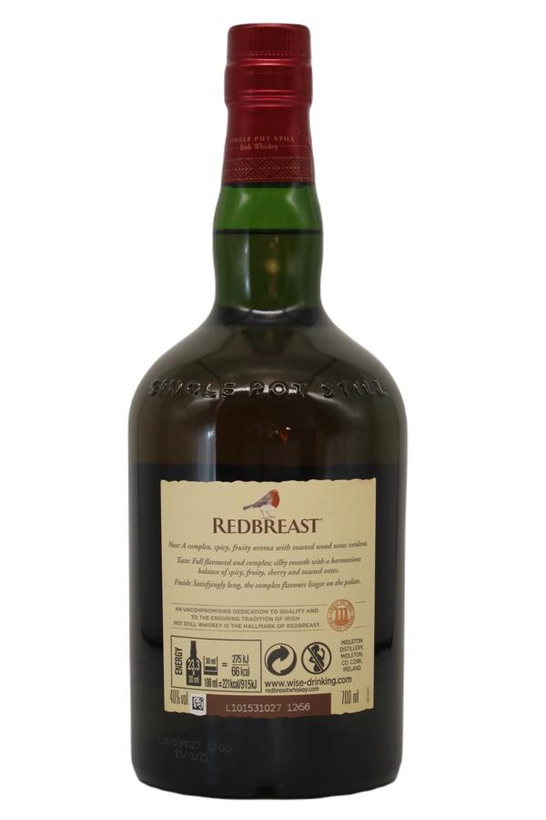 Redbreast 12 Jahre  0,7 l - Irish Single Pot Still