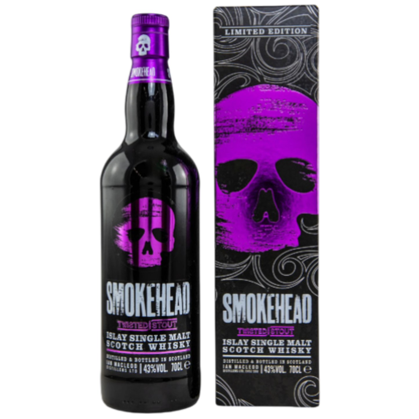 Smokehead Twisted Stout – Islay Single Malt Scotch Whisky – 43 % vol. – 0,7 l