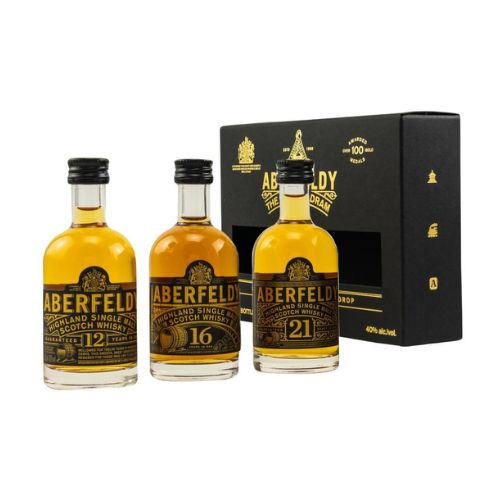 Aberfeldy Miniatur Collection The Golden Dram - 3x 0,05l 40% vol.