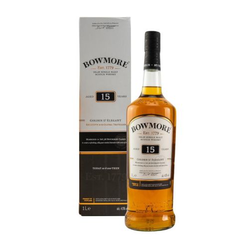 Bowmore 15 Jahre Golden & Elegant 43% vol. 1 l