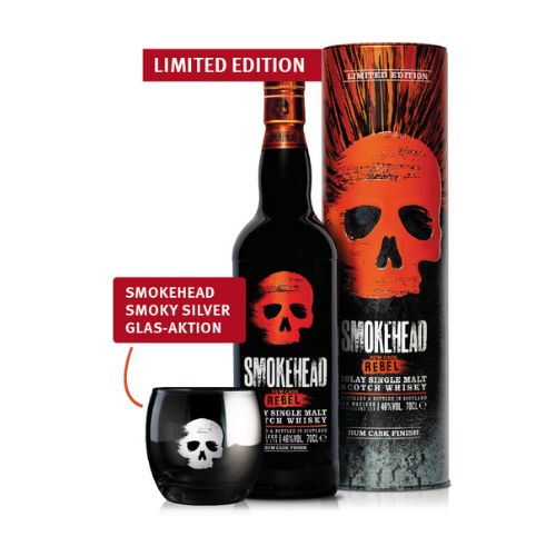 Smokehead Rum Cask Rebel 46% vol. 0,7l