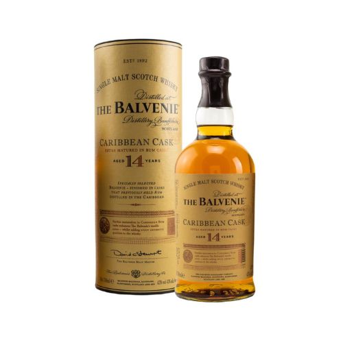 The Balvenie 14 Jahre Caribbean Cask 43% vol. 0,7 l