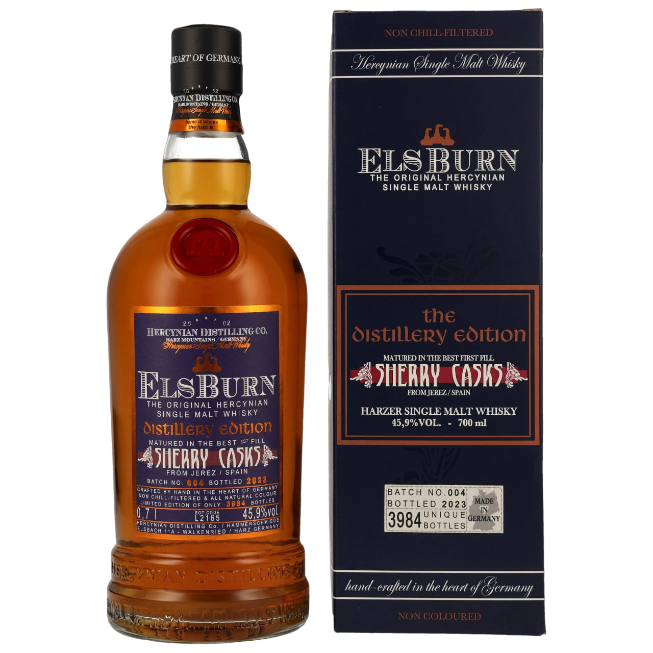 Elsburn Distillery Edition Batch 004 (2023) Sherry Casks 45,9% vol. 0,7 l