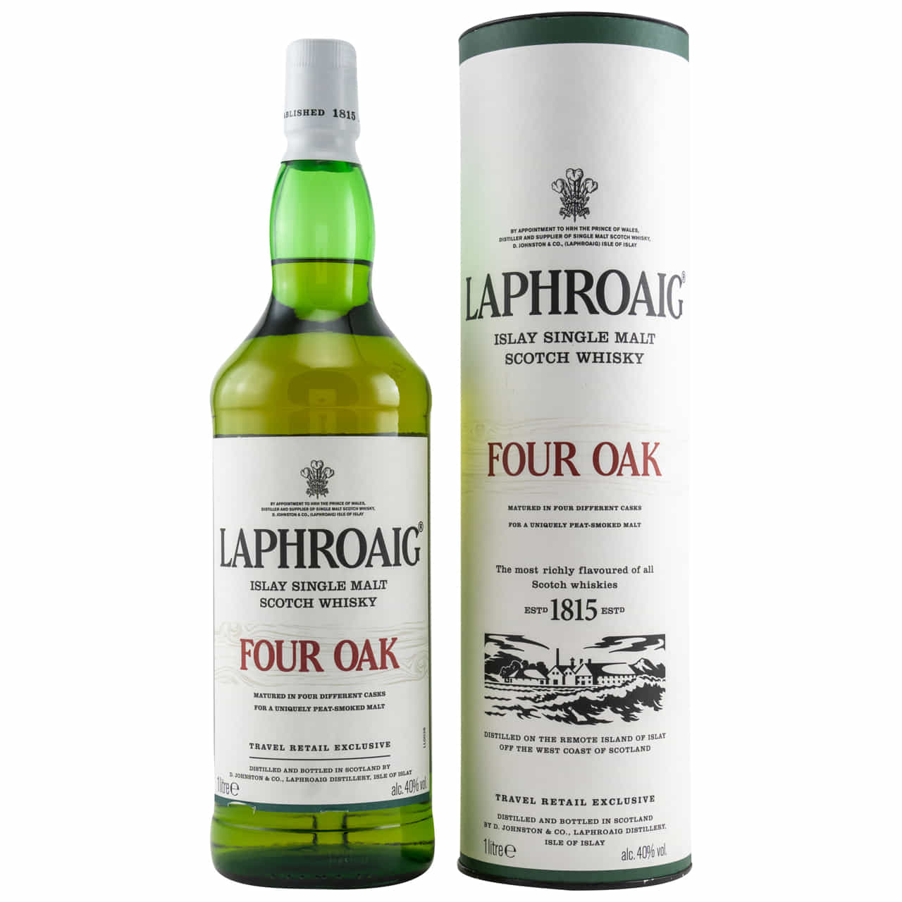Laphroaig Four Oak 40% vol. 1l