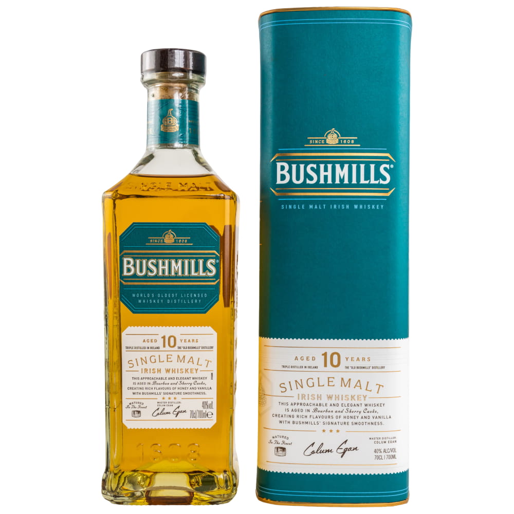 Bushmills 10 Jahre 40% vol. 0,7 l - Irish Single Malt